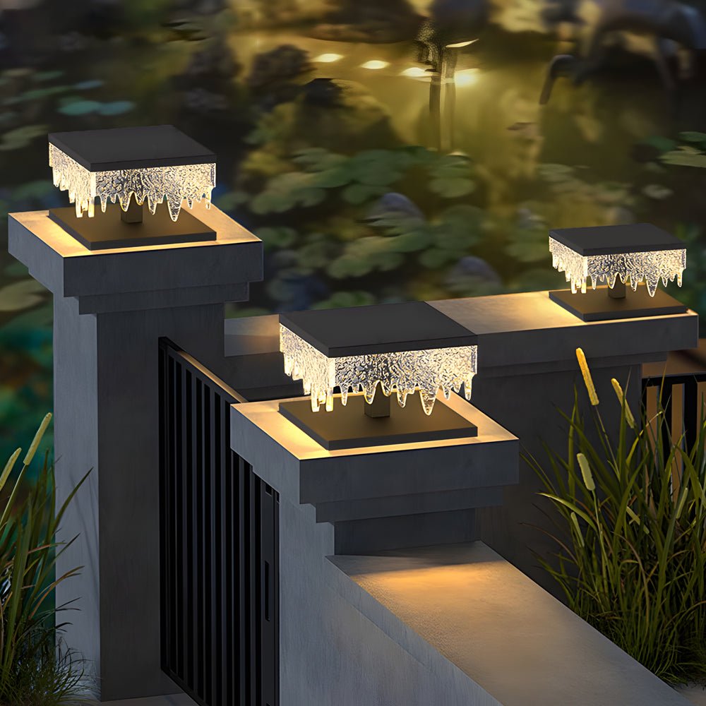 Ambitious Creative Modern Outdoor Fence Post Lights