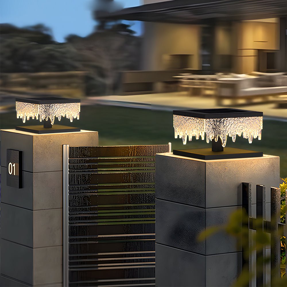 Ambitious Creative Modern Outdoor Fence Post Lights