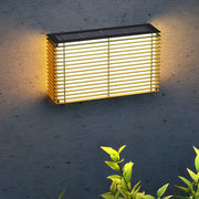 Ware Square Grids Modern Stainless Steel Outdoor Wall Lights