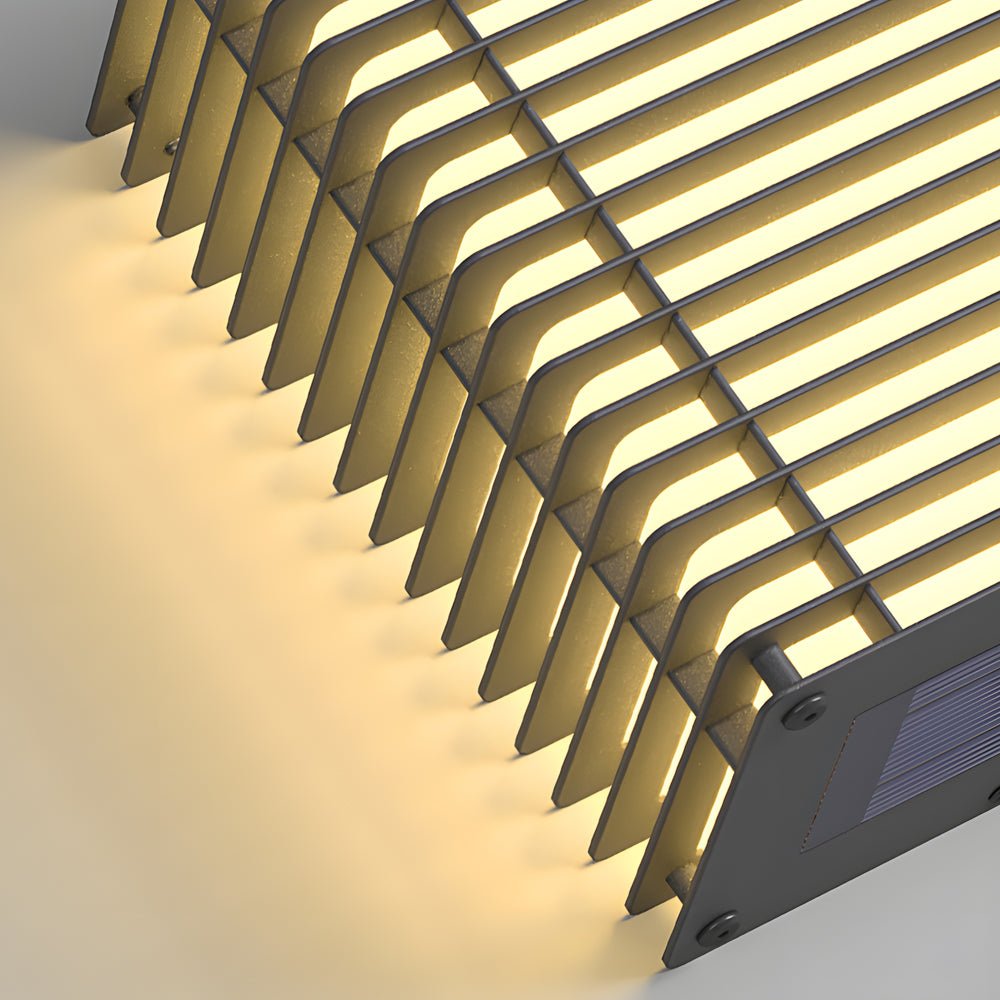 Ware Square Grids Modern Stainless Steel Outdoor Wall Lights