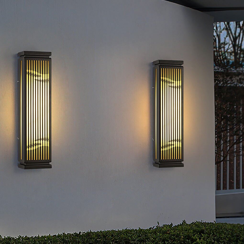 Samson Villa Courtyard Gate Unique Marble Outdoor Wall Lamp