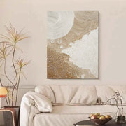 Wall Art Neutral Textured Oil Painting - Neutralighting