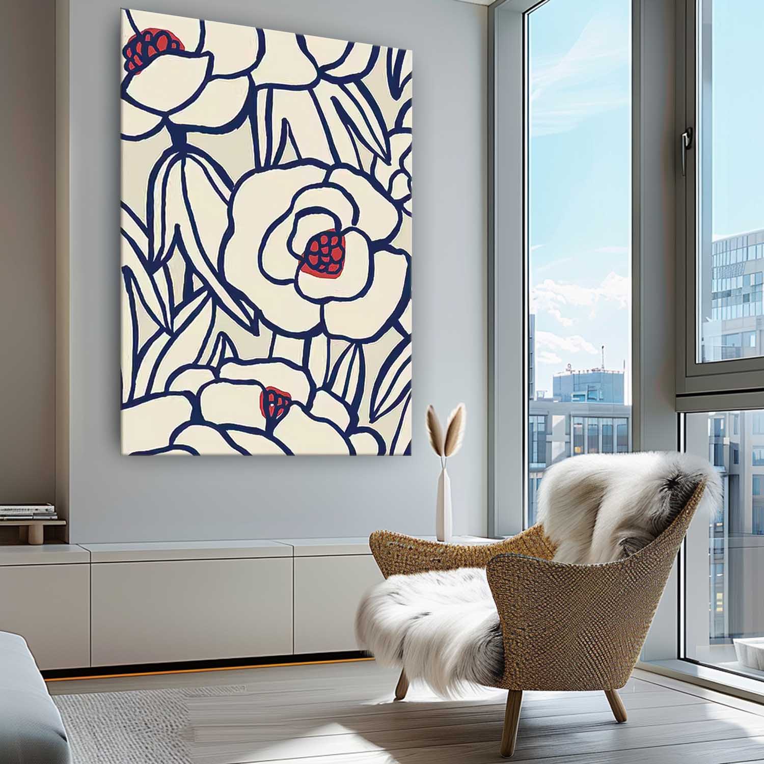 Flower Canvas Art FL164 - Neutralighting