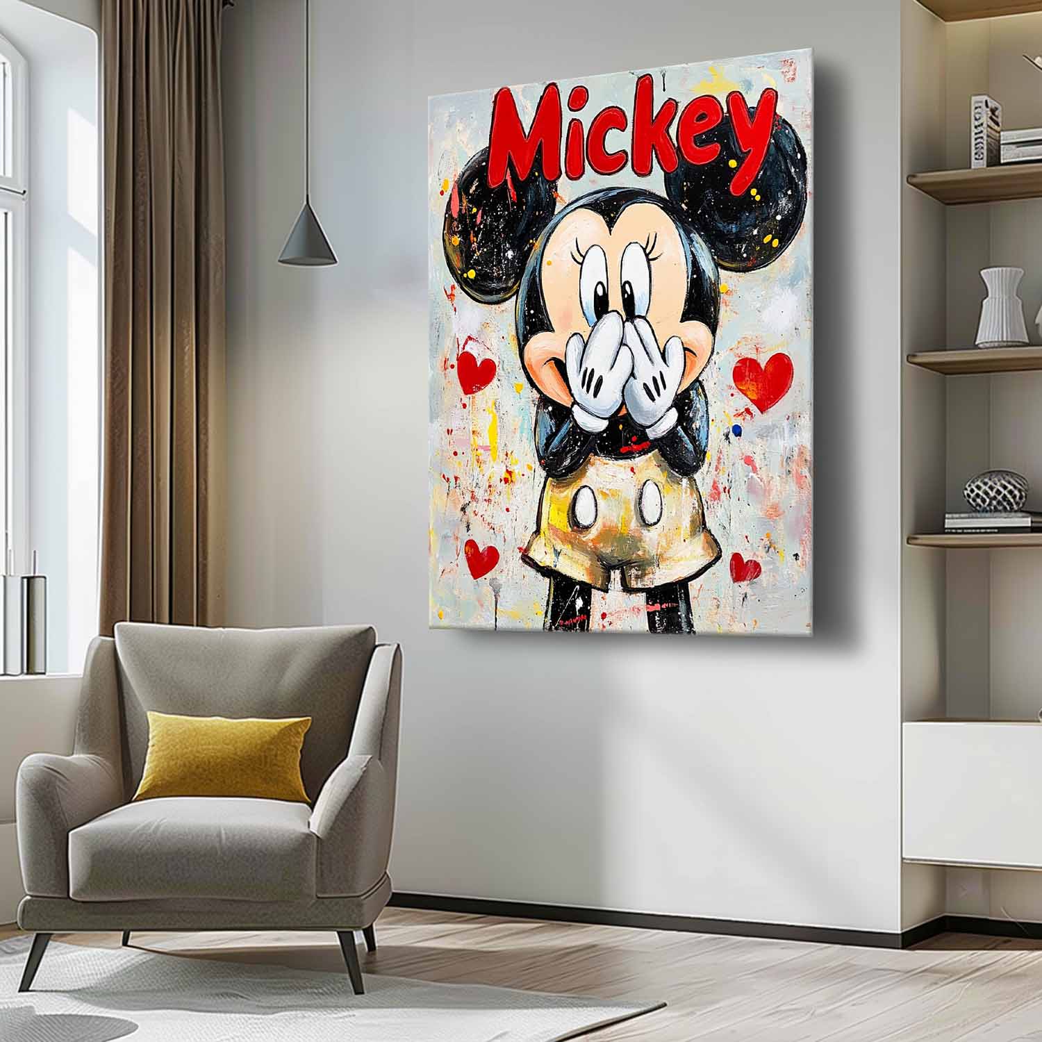 Mickey Mouse Graffiti Art PE189 - Neutralighting