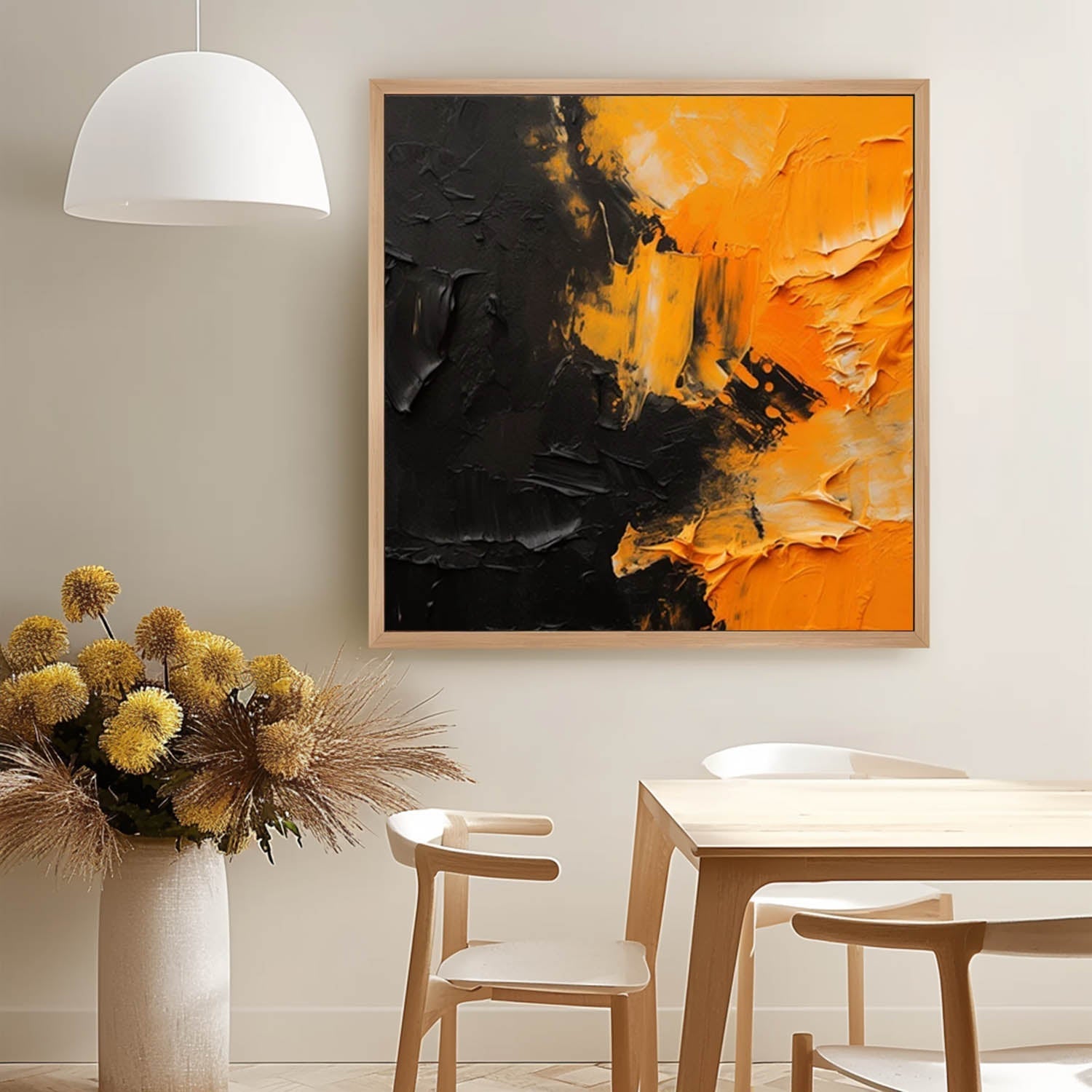 Abstract Canvas Art AB609 - Neutralighting