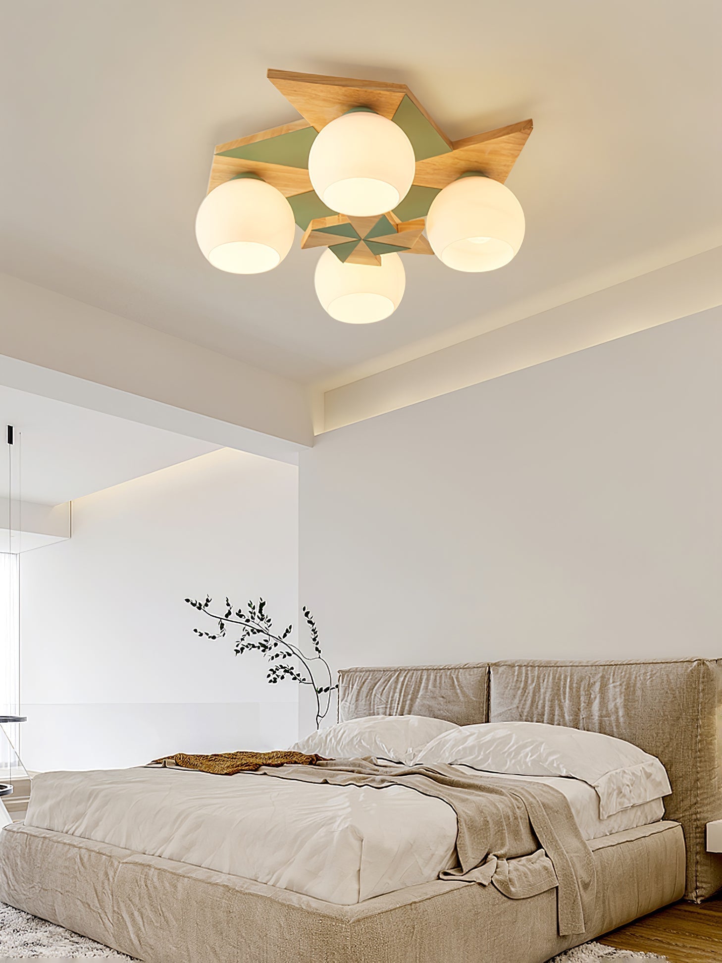 Ewooda Wooden Ceiling Lamp