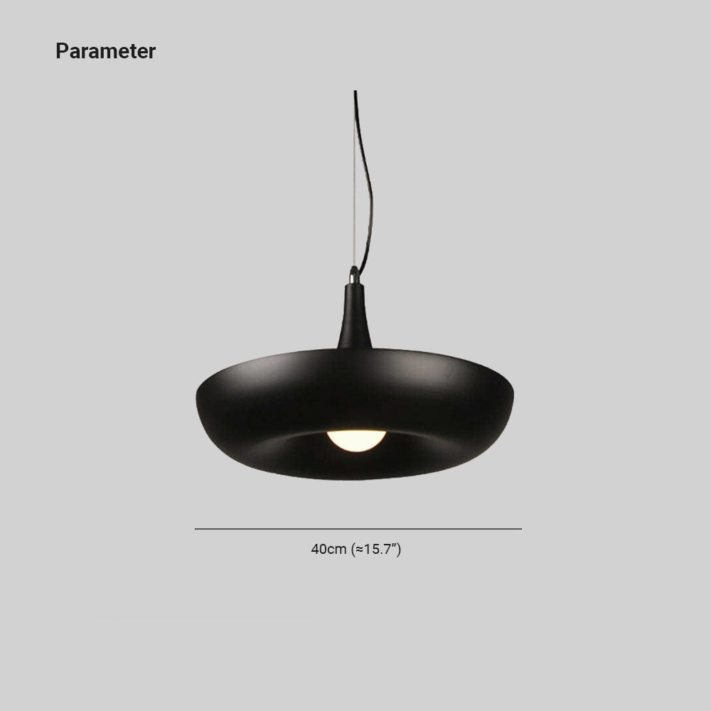 Ritta Modern Metal Lacquer Round Pendant Light - Neutral Decor