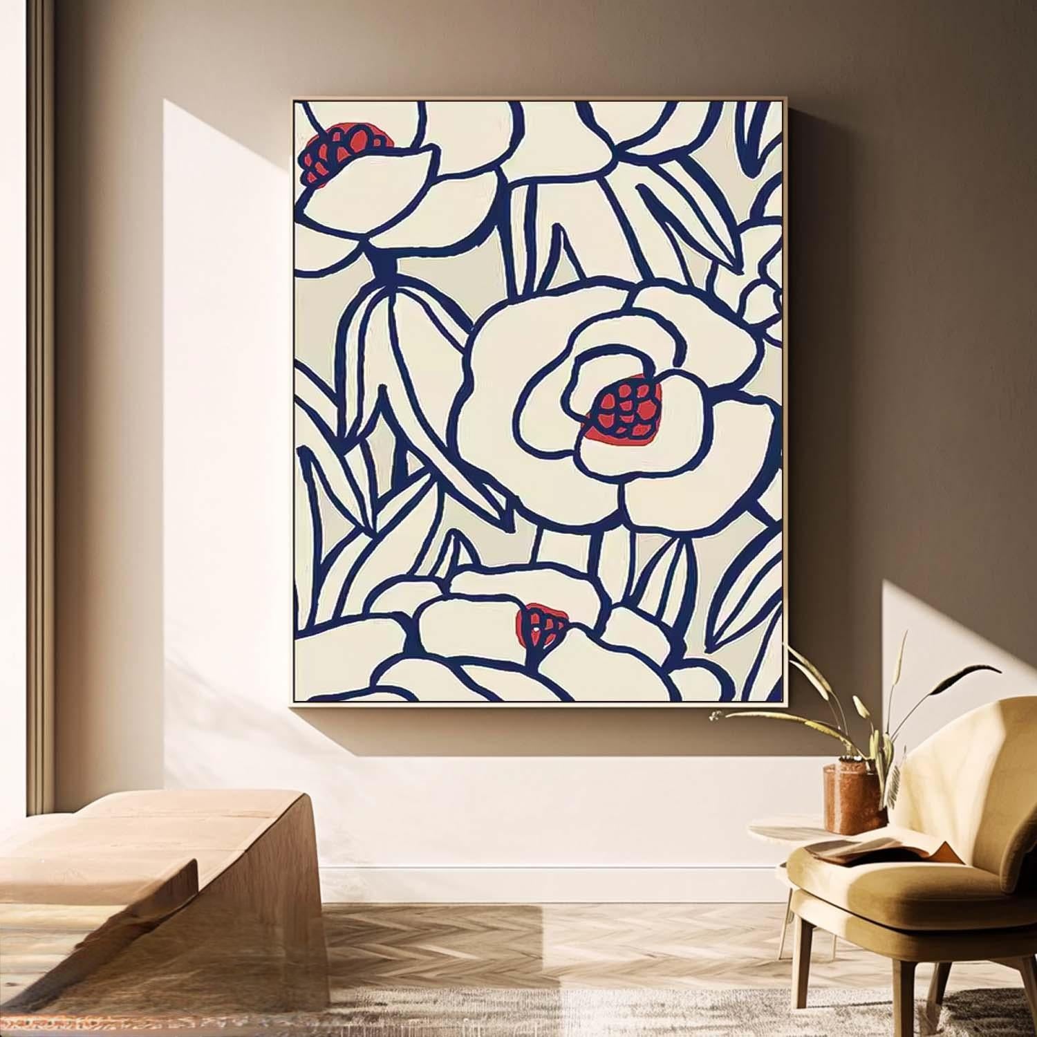 Flower Canvas Art FL164 - Neutralighting