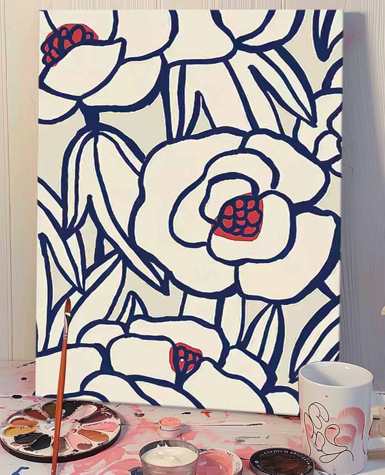 Flower Canvas Art FL164 - Neutralighting
